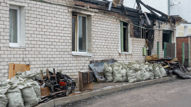 Professional Fire Damage Removal technician working in Jefferson, WI